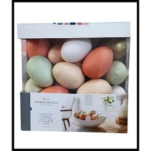 Threshold Boxed Unscented Vase Filler Matte Easter Eggs 20 Count Farmhouse Decor